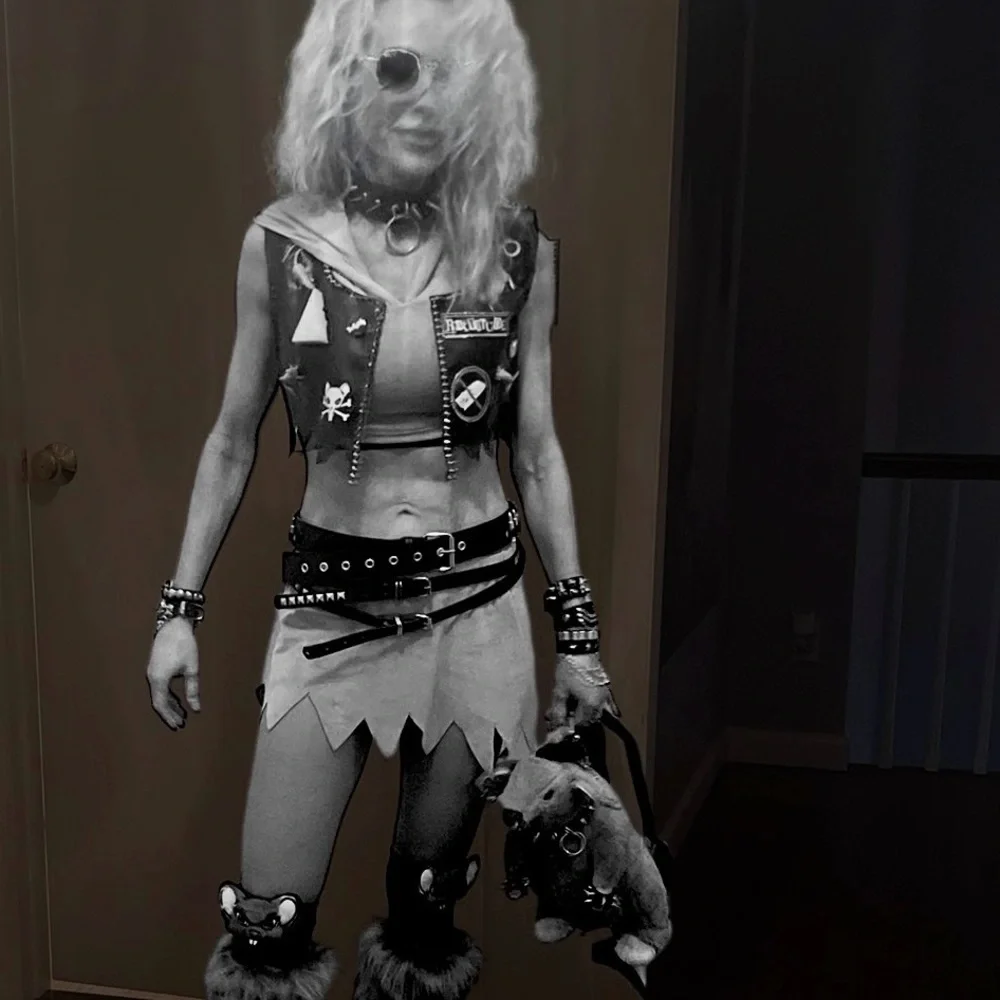 Dolls kill tricks n treatz punk club rat costume set NWT size XS - Picture 4 of 4